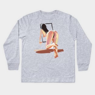 The Girl Kids Long Sleeve T-Shirt